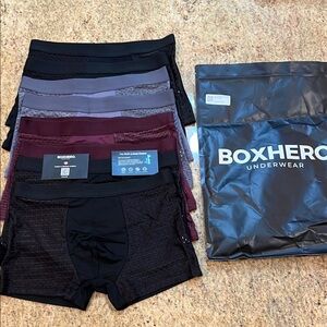 Men's Underwear Set - Black, Purple, Gray